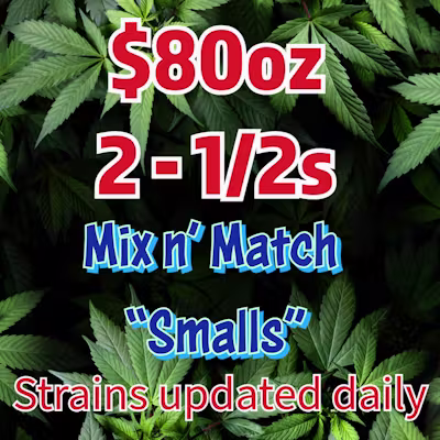 Mix and match high quality small buds cannabis ounce deal at Tried & True in Maine.