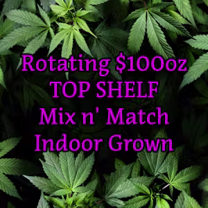 Top shelf flower mix and match ounce deal featuring premium strains at Tried & True in Maine.